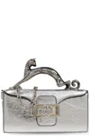 LANVIN LANVIN NANO METALLIC PENCIL CAT BAG