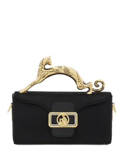 Lanvin Nano Pencil Cat Mini Bag In 黑色