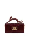 Lanvin Nano Pencil Cat Mini-tasche In Red