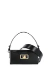 Lanvin Rectangular Smooth Nano Shoulder Bag In Black