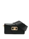 Lanvin Rectangular Smooth Nano Shoulder Bag In Black
