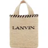 LANVIN LANVIN NANO RAFFIA TOTE BAG
