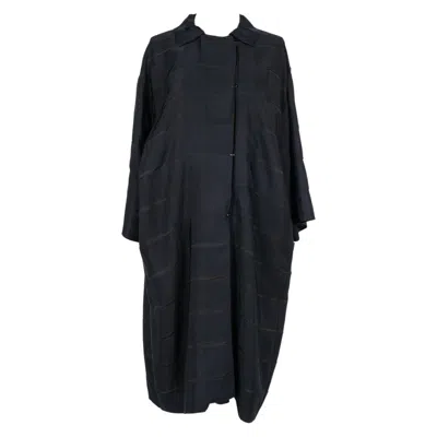 Pre-owned Lanvin Navy Blue Coat Winter, 2008