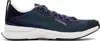 Lanvin Navy L-i Mesh Sneakers In Petrol/ecru8102