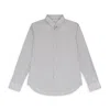 Lanvin Navy/white Slim Fit Visible Button-down Shirt In Blue