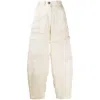 Lanvin Pants In Beige Silk