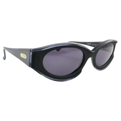 Pre-owned Lanvin New Rare Vintage  Camelia Marbled Purple 1980 Sunglasses