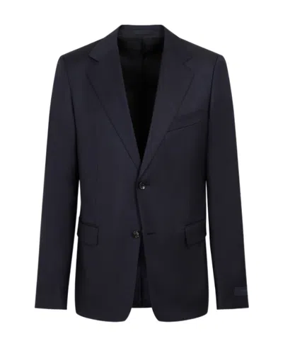 Lanvin Notched-lapels Single-breasted Blazer In Black