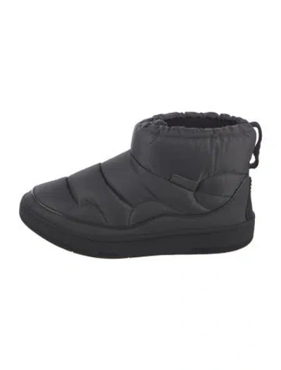 Pre-owned Lanvin Nylon Snow Boots In Black