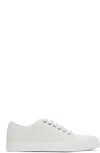 Lanvin Mens Grey Dbb1 Contrast-sole Suede And Leather Low-top Trainers In White