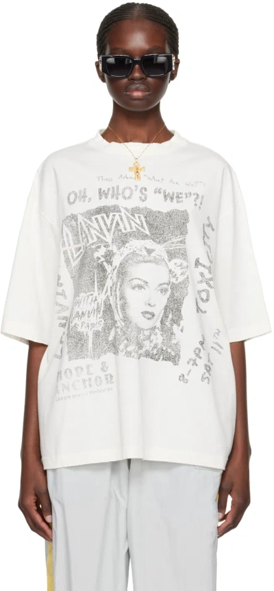 Lanvin Off-white Future Edition T-shirt In White Mustang