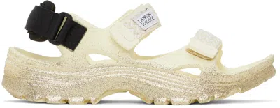 Lanvin Suicoke X  Curb Sandals In M107 Gold