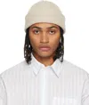 Lanvin Off-white Wool Beanie In Neutral