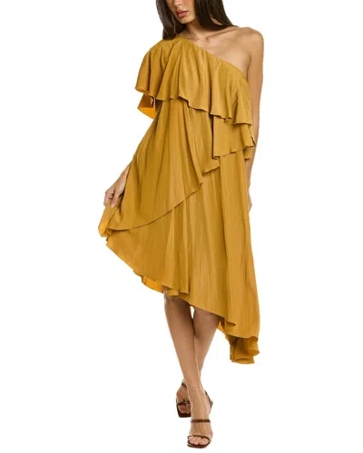 LANVIN LANVIN ONE-SHOULDER MIDI DRESS