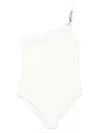 Lanvin One-shoulder Swimsuit In White