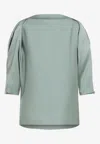 Lanvin Relaxed Silhouette Top With Button Closure