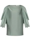 Lanvin Relaxed Silhouette Top With Button Closure