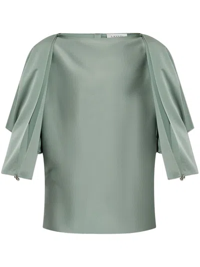 LANVIN LANVIN OPEN-SLEEVE TOP