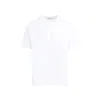 LANVIN OPTIC WHITE COTTON PARIS CLASSIC T-SHIRT