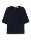 Lanvin Contrasting-trim T-shirt