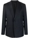 Lanvin Wool Button-fastening Blazer Dart Detailing In Blue