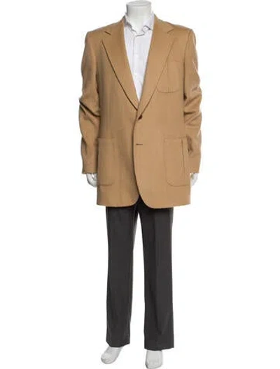Pre-owned Lanvin Overcoat In Neutral