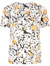 Lanvin Flower Logo T-shirt In Neutrals