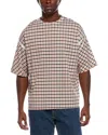 Lanvin Overprinted Oversized Fit T-shirt In Multi