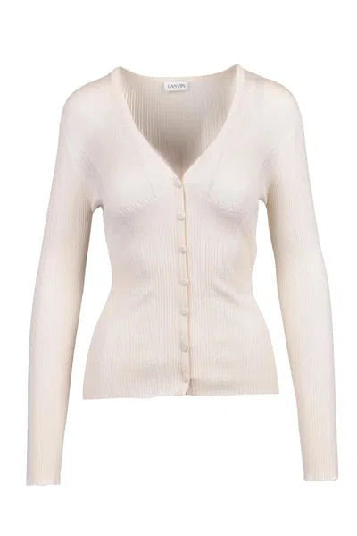 Lanvin Oversize Denim Coat - Beige In Neutral