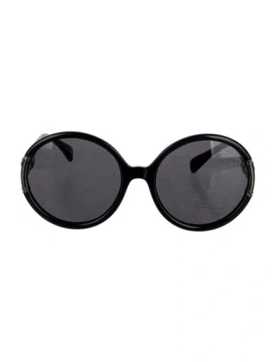 Pre-owned Lanvin Oversize Tinted Sunglasses In Multi