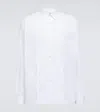 Lanvin Oversized Cotton Poplin Shirt In White