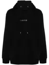 LANVIN LANVIN OVERSIZED EMBROIDERED HOODIE CLOTHING