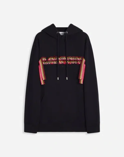 Lanvin Oversized Hoodie  Curblace In Black