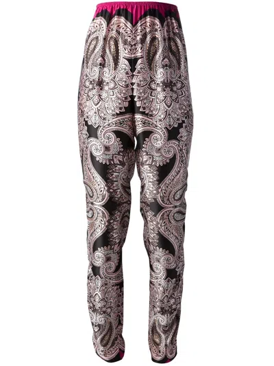 Lanvin Paisley Print Trousers In Pink