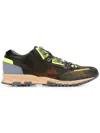 Lanvin Paneled Sneakers In Multi