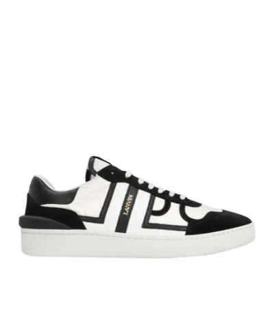 LANVIN LANVIN LOGO PRINTED LACE-UP SNEAKERS