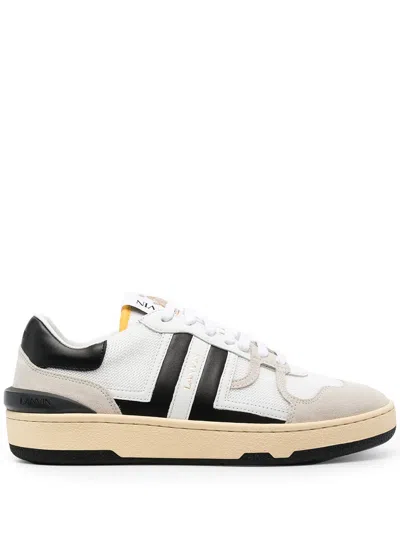 LANVIN PANELLED LOW-TOP SNEAKERS