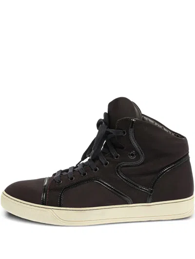 Pre-owned Lanvin Panelled Sneakers