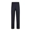 Lanvin Tailored Slim Fit Wool Pants For Men In Black