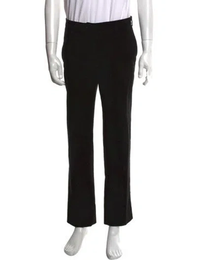 Pre-owned Lanvin Pants In Black