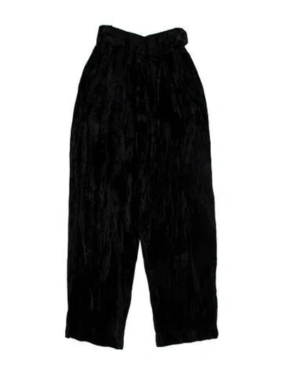 Pre-owned Lanvin Pants In Black