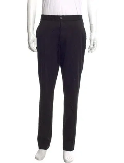 Pre-owned Lanvin Pants In Black