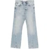 Lanvin Jeans With Stitching Detail In Blue