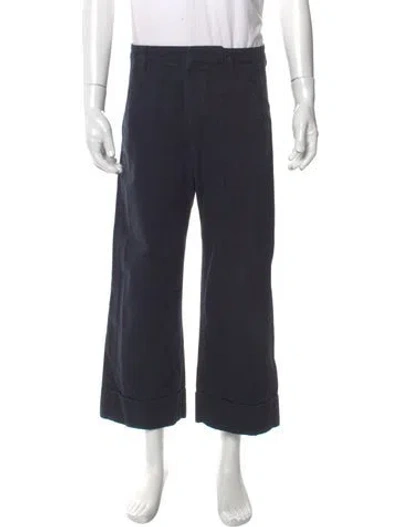 Pre-owned Lanvin Pants In Blue