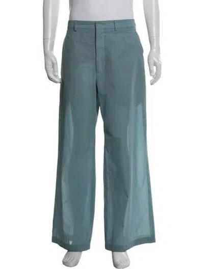 Pre-owned Lanvin Pants In Blue