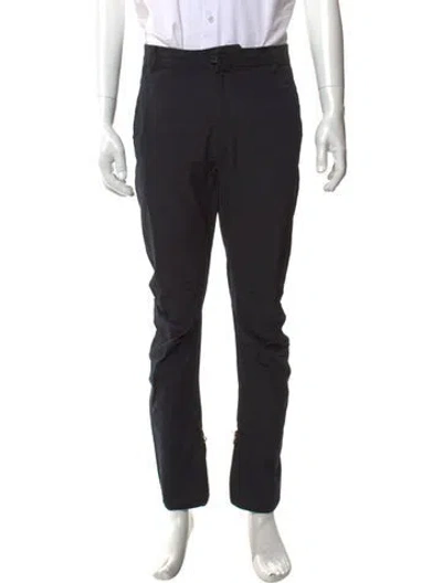 Pre-owned Lanvin Pants In Blue