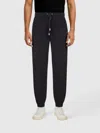 Lanvin Drawstring Cuffed Track Pants In Black