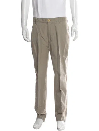 Pre-owned Lanvin Pants In Neutral