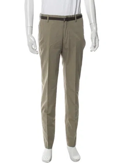Pre-owned Lanvin Pants In Neutral