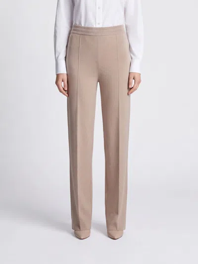 Lanvin Pants Woman Color Beige In Neutral